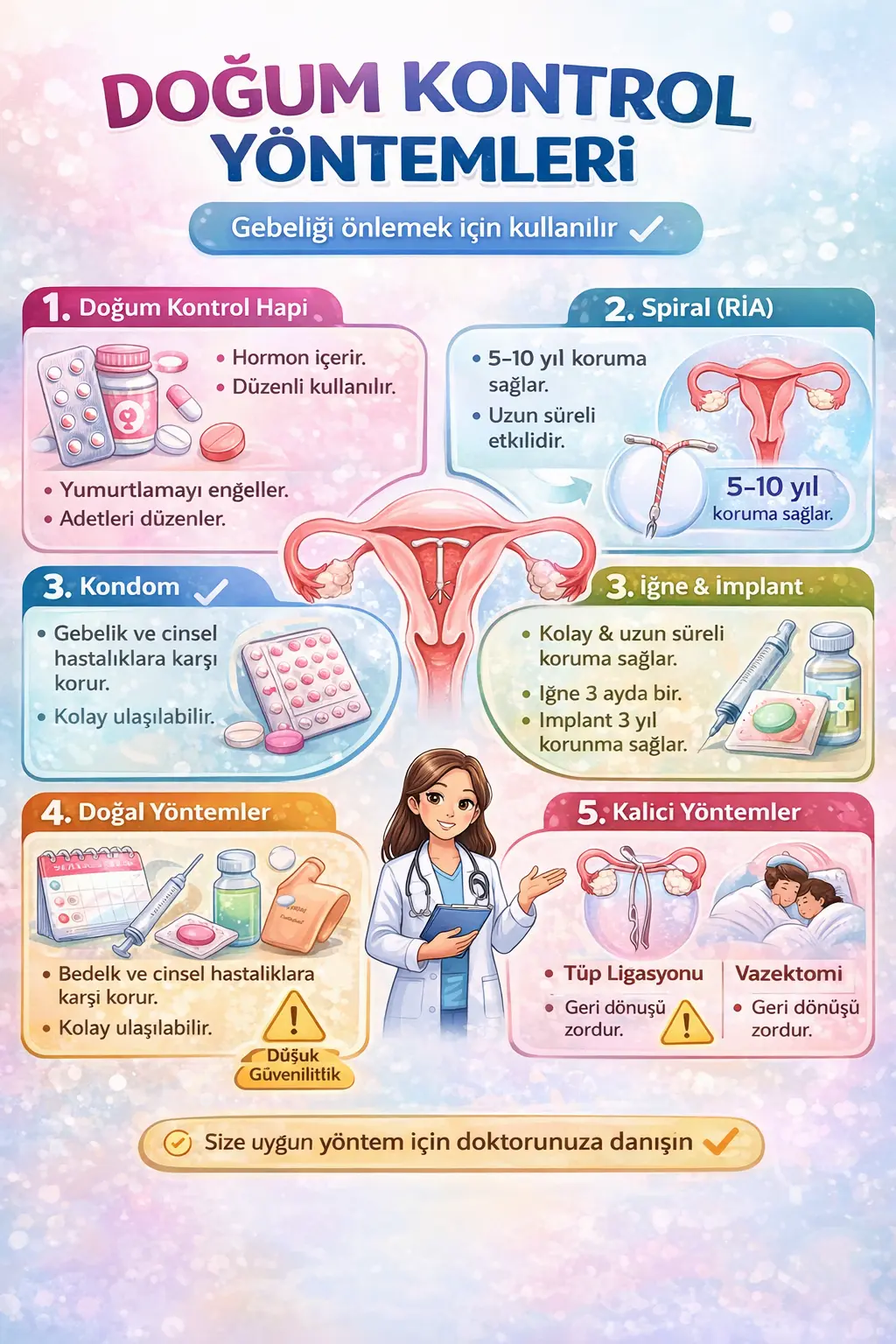 Doğum Kontrol Yöntemleri Nelerdir?